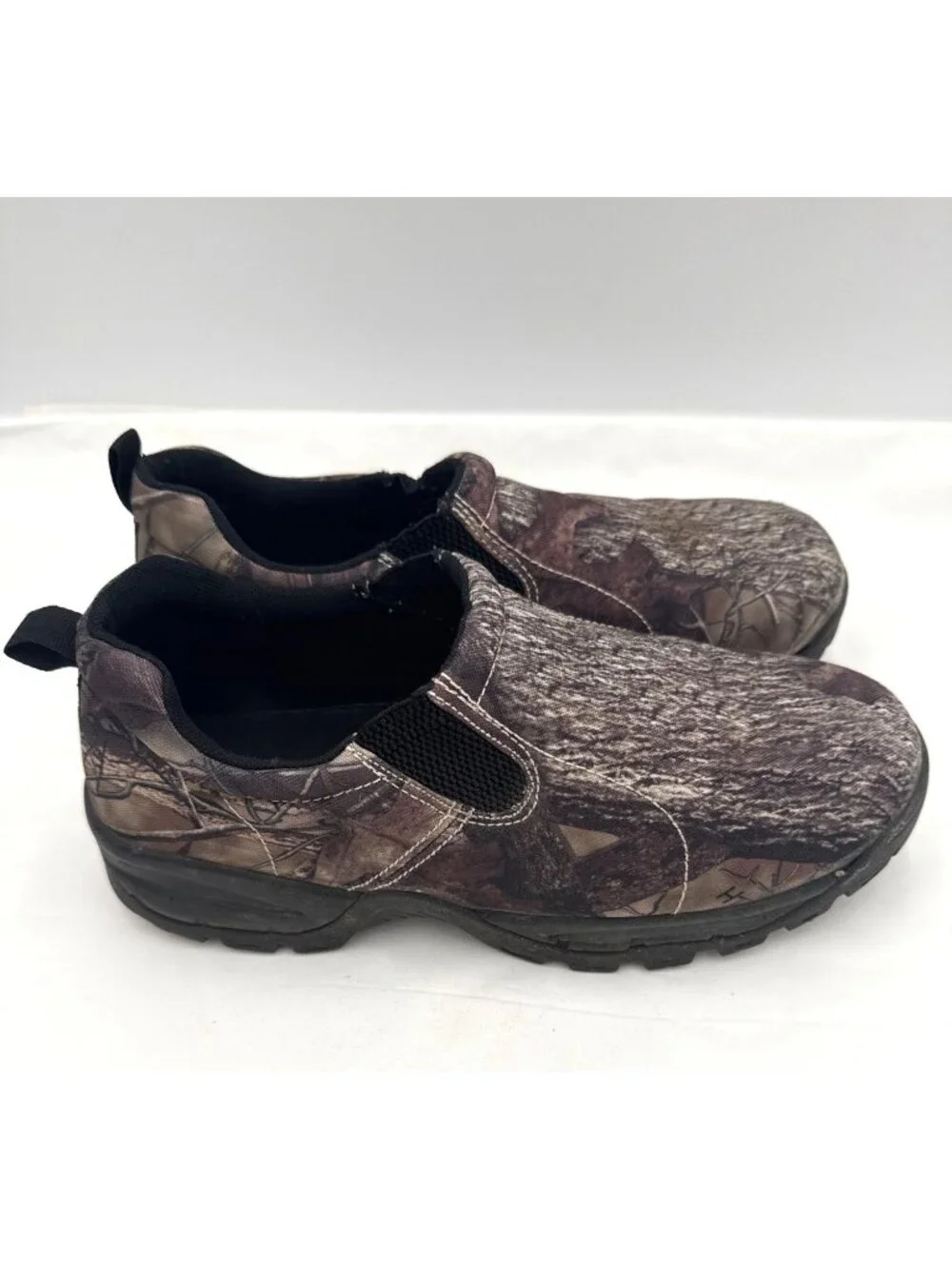 RedHead XTR Camo Slip-On Shoes Mens Size 11M Rugged Outsole Textile Upper Huntin